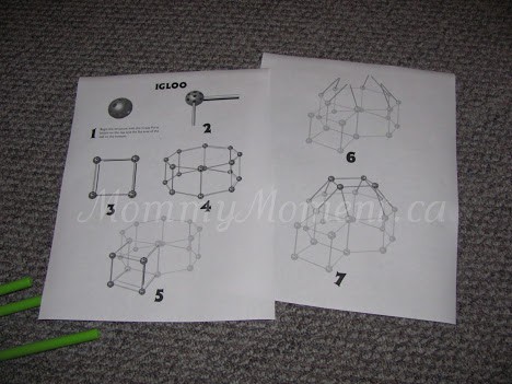 Crazy Forts igloo instructions