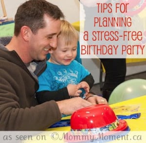 Stress free birthday party