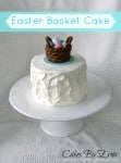 easter egg basket cake