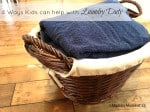 Kids can help with Laundry