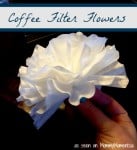 coffee filter flower